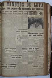 Página do jornal Correio do Ceará de setembro de 1940