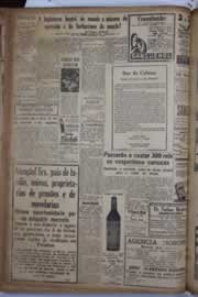 Página do jornal Correio do Ceará de setembro de 1940