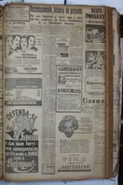 Página do jornal Correio do Ceará de setembro de 1940