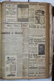 Página do jornal Correio do Ceará de setembro de 1940