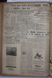 Página do jornal Correio do Ceará de setembro de 1940