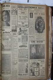 Página do jornal Correio do Ceará de setembro de 1940