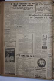 Página do jornal Correio do Ceará de setembro de 1940