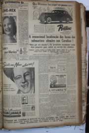 Página do jornal Correio do Ceará de setembro de 1940