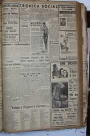 Página do jornal Correio do Ceará de setembro de 1940