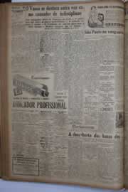 Página do jornal Correio do Ceará de setembro de 1940