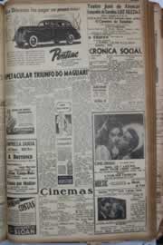 Página do jornal Correio do Ceará de setembro de 1940