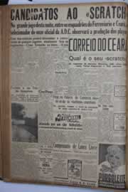 Página do jornal Correio do Ceará de setembro de 1940