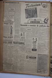 Página do jornal Correio do Ceará de setembro de 1940