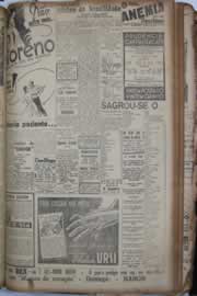 Página do jornal Correio do Ceará de outubro de 1940