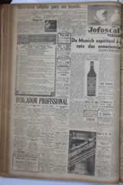 Página do jornal Correio do Ceará de outubro de 1940