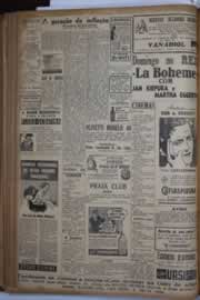 Página do jornal Correio do Ceará de outubro de 1940
