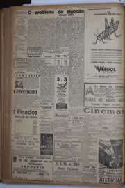 Página do jornal Correio do Ceará de outubro de 1940