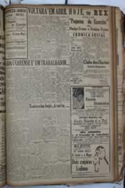 Página do jornal Correio do Ceará de outubro de 1940