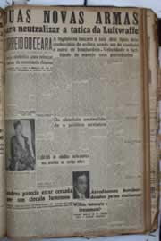 Página do jornal Correio do Ceará de outubro de 1940