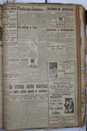Página do jornal Correio do Ceará de outubro de 1940