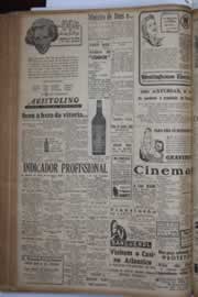 Página do jornal Correio do Ceará de outubro de 1940