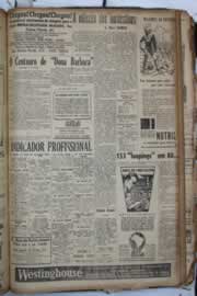 Página do jornal Correio do Ceará de outubro de 1940