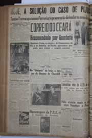 Página do jornal Correio do Ceará de outubro de 1940