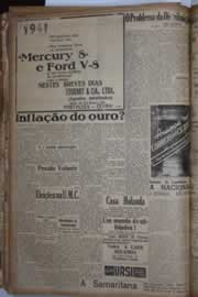 Página do jornal Correio do Ceará de novembro de 1940