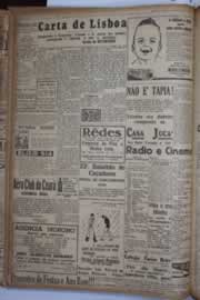 Página do jornal Correio do Ceará de dezembro de 1940