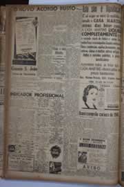 Página do jornal Correio do Ceará de dezembro de 1940