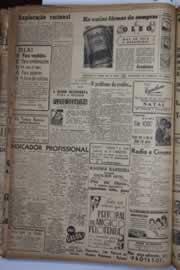 Página do jornal Correio do Ceará de dezembro de 1940