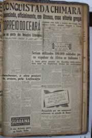 Página do jornal Correio do Ceará de dezembro de 1940