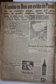 Página do jornal Correio do Ceará de dezembro de 1940