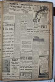 Página do jornal Correio do Ceará de dezembro de 1940