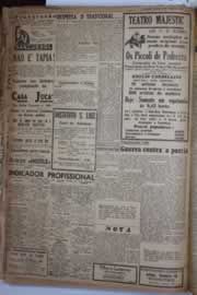 Página do jornal Correio do Ceará de dezembro de 1940