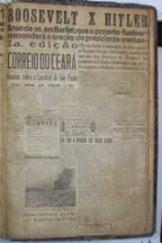 Página do jornal Correio do Ceará de dezembro de 1940