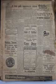 Página do jornal Correio do Ceará de janeiro de 1941