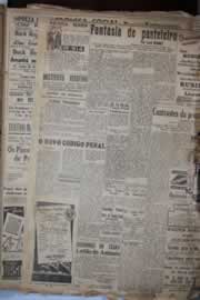 Página do jornal Correio do Ceará de janeiro de 1941