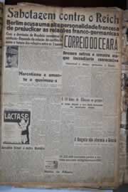 Página do jornal Correio do Ceará de janeiro de 1941