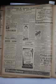 Página do jornal Correio do Ceará de janeiro de 1941