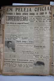 Página do jornal Correio do Ceará de janeiro de 1941