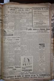 Página do jornal Correio do Ceará de janeiro de 1941