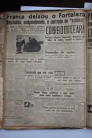 Página do jornal Correio do Ceará de janeiro de 1941