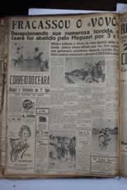 Página do jornal Correio do Ceará de janeiro de 1941