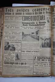 Página do jornal Correio do Ceará de janeiro de 1941