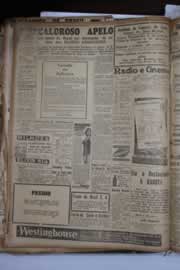 Página do jornal Correio do Ceará de janeiro de 1941