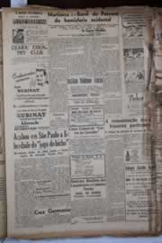 Página do jornal Correio do Ceará de janeiro de 1941
