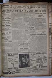 Página do jornal Correio do Ceará de janeiro de 1941