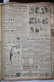 Página do jornal Correio do Ceará de janeiro de 1941