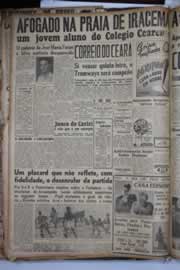 Página do jornal Correio do Ceará de janeiro de 1941