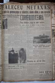 Página do jornal Correio do Ceará de janeiro de 1941