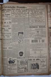 Página do jornal Correio do Ceará de fevereiro de 1941