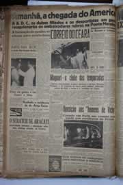 Página do jornal Correio do Ceará de fevereiro de 1941