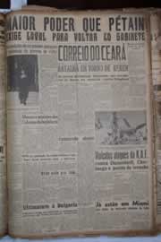Página do jornal Correio do Ceará de fevereiro de 1941